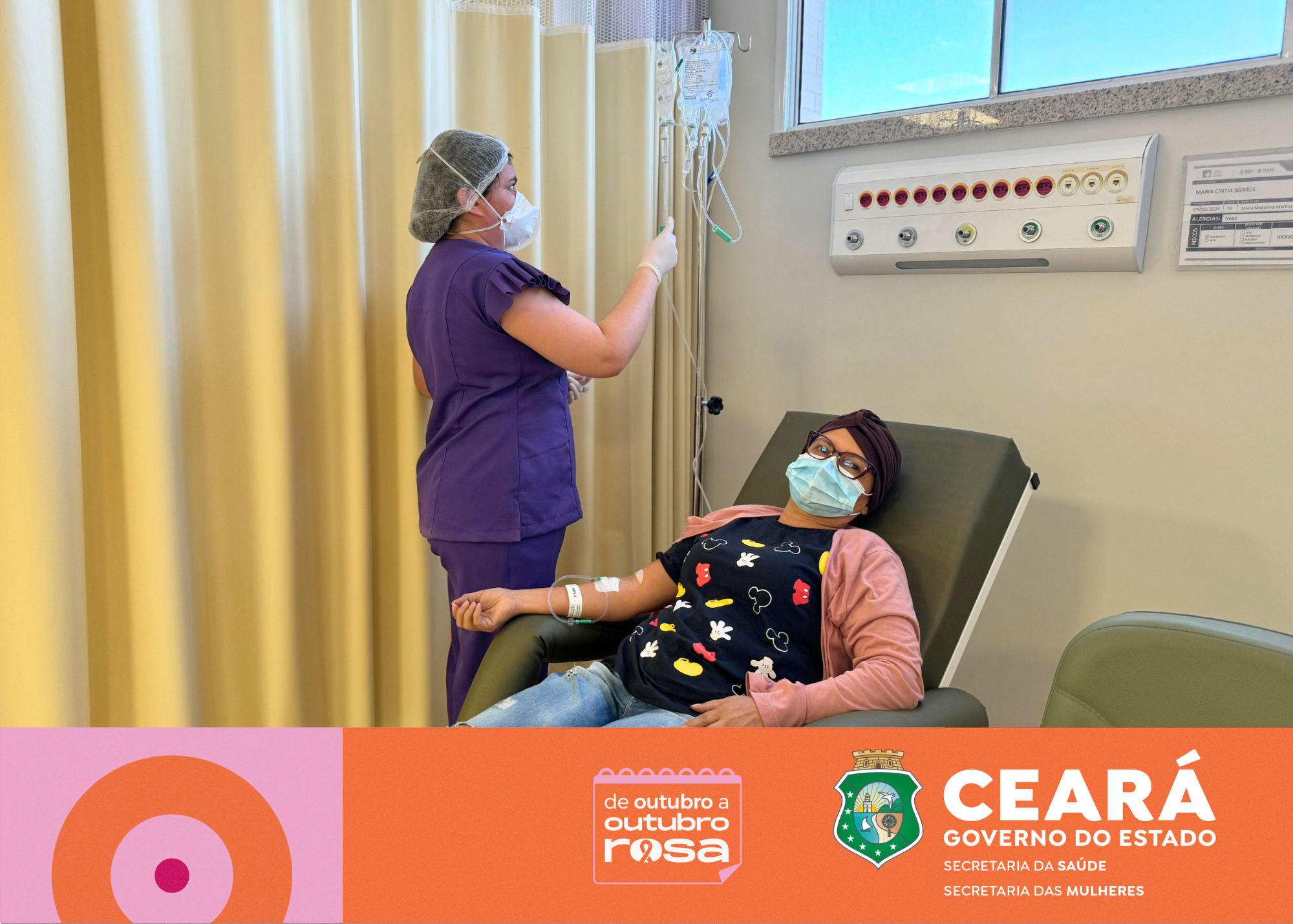 De outubro a outubro rosa: interiorização do atendimento de oncologia no Ceará facilita acesso ao tratamento de pessoas com câncer de mama