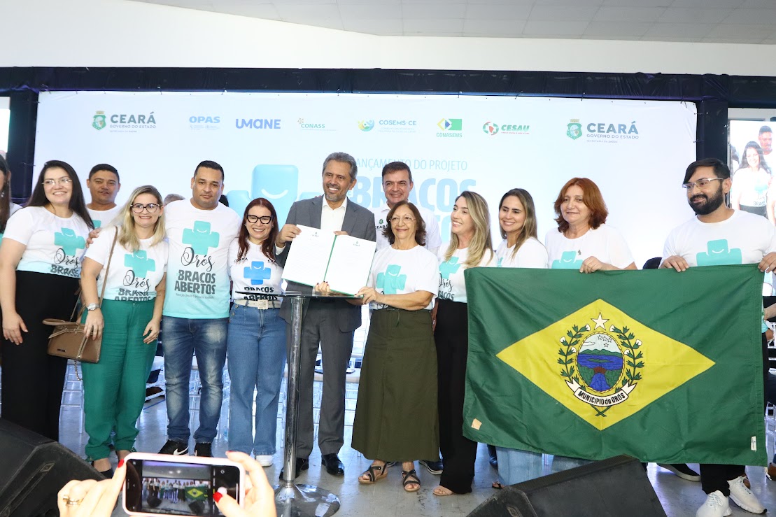 Projeto do Governo do Ceará para fortalecer saúde nos municípios, De Braços Abertos é lançado no Cariri