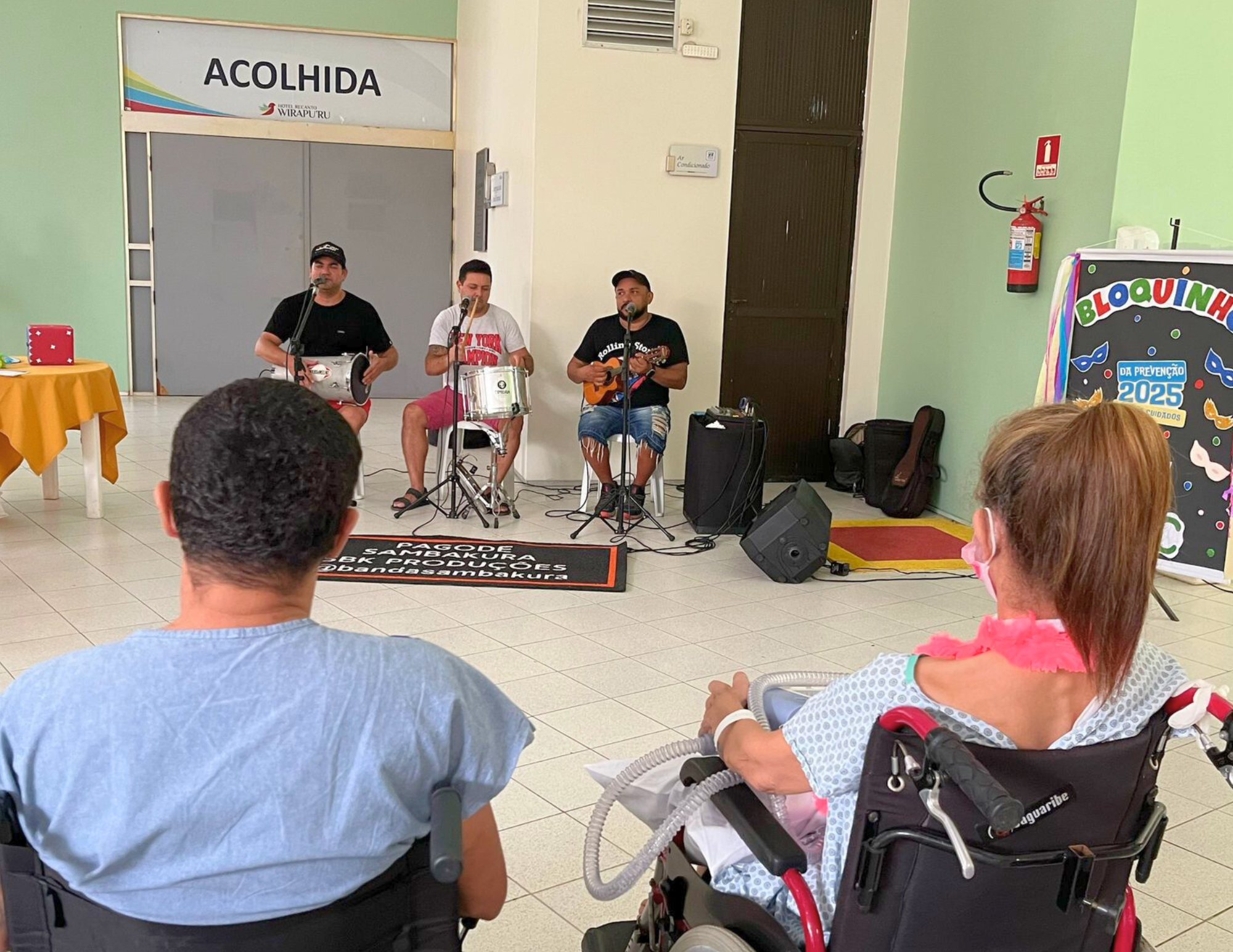 Casa de Cuidados do Ceará promove evento de Carnaval para cuidadores e pacientes
