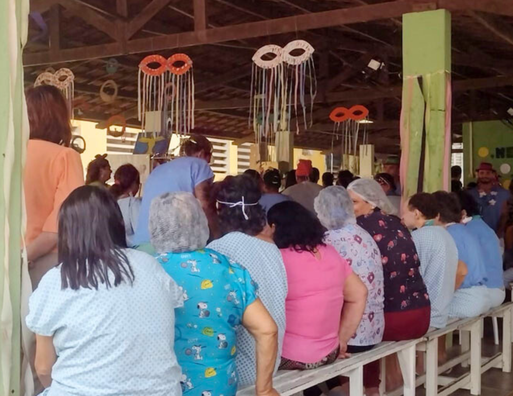 Folia de Carnaval anima pacientes atendidos no Hospital de Saúde Mental