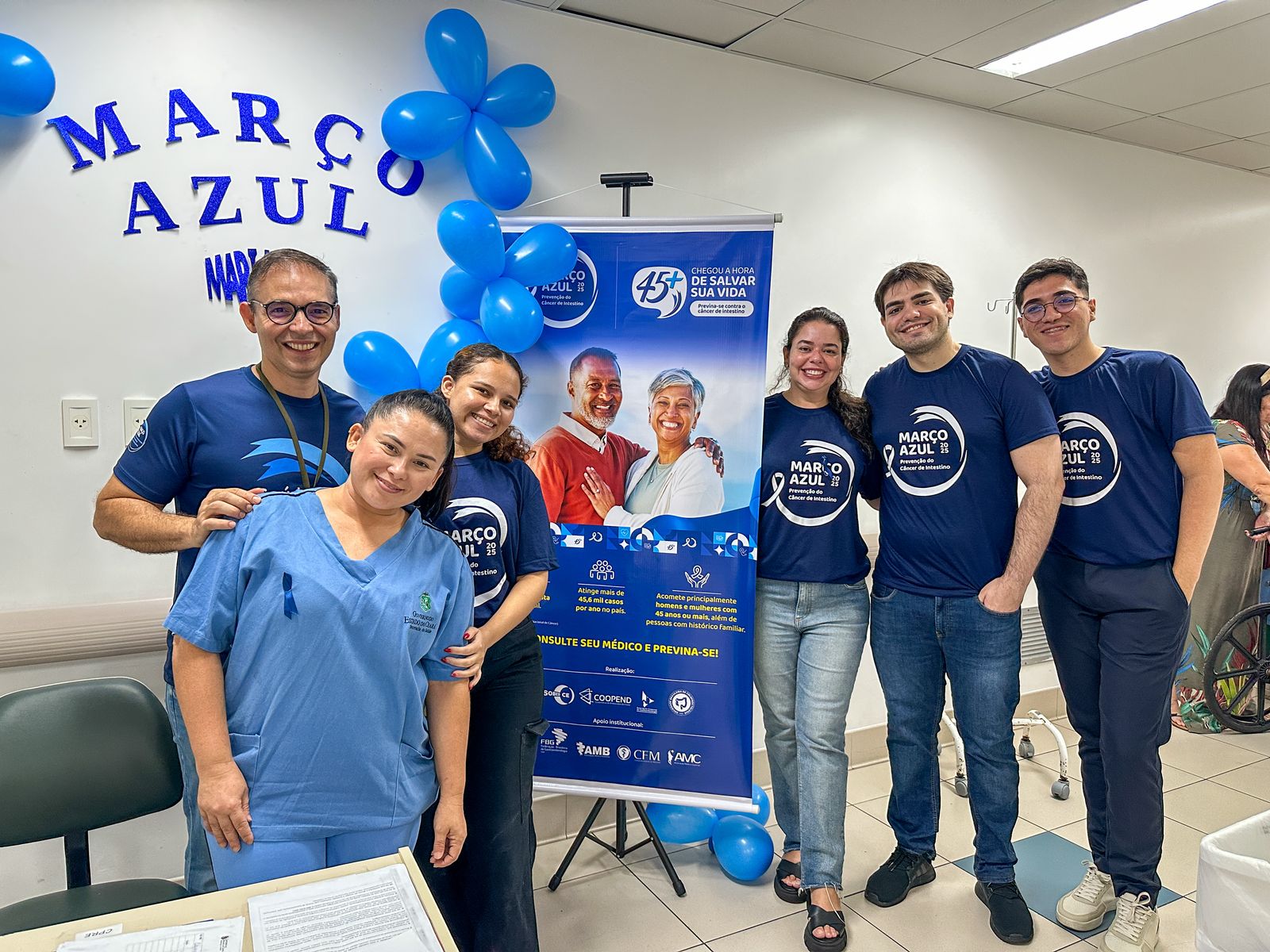“Março Azul-Marinho”: HGF destaca importância da colonoscopia preventiva