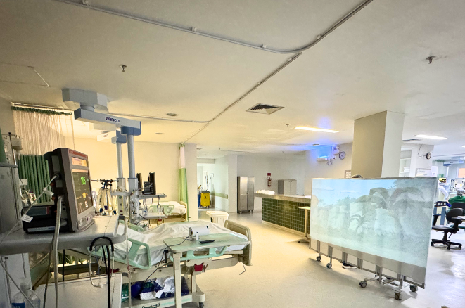 “Cineterapia”: HRSC promove sessão de filmes dentro da UTI para atender ao desejo de pacientes