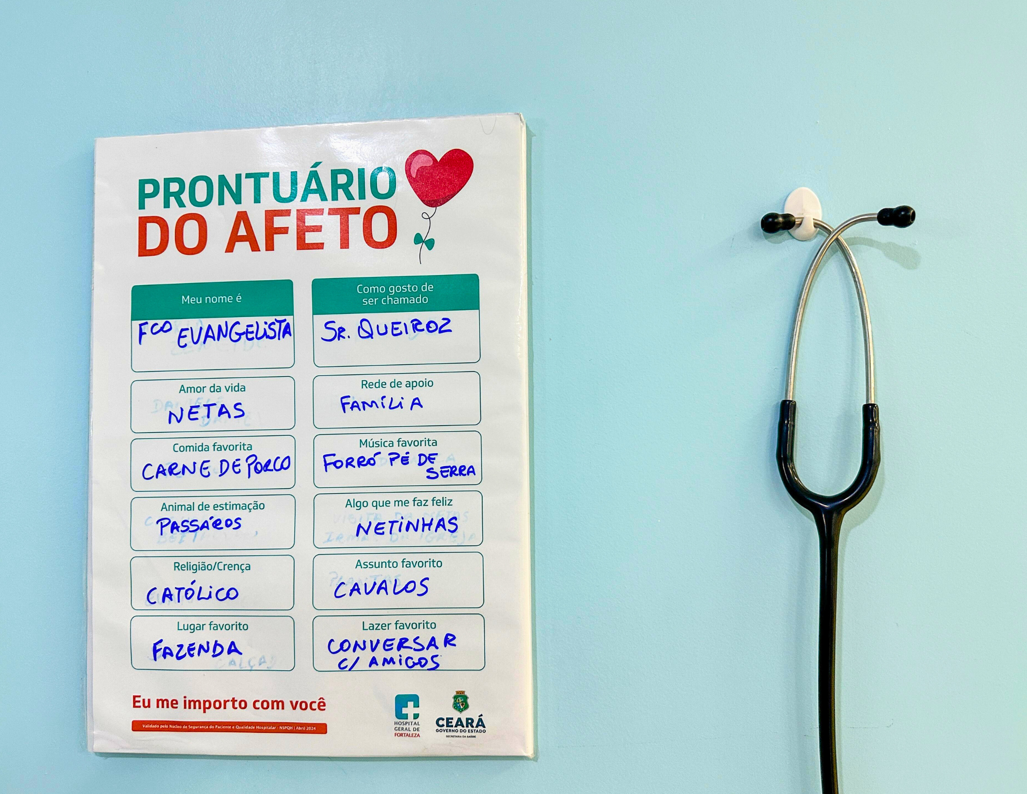 Prontuários afetivos fortalecem vínculos e humanizam atendimento em hospitais da Rede Sesa