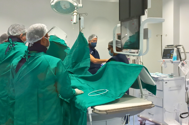 Hemodinâmica do HRVJ completa três anos com quase cinco mil procedimentos realizados