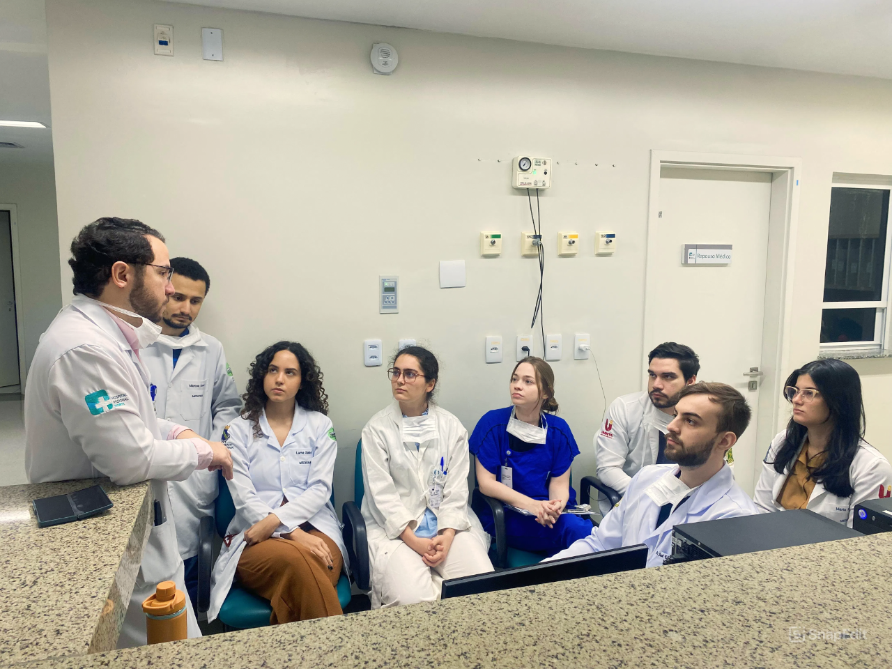 Experiência de estudante francesa reforça vocação do HRN como campo de formação em saúde