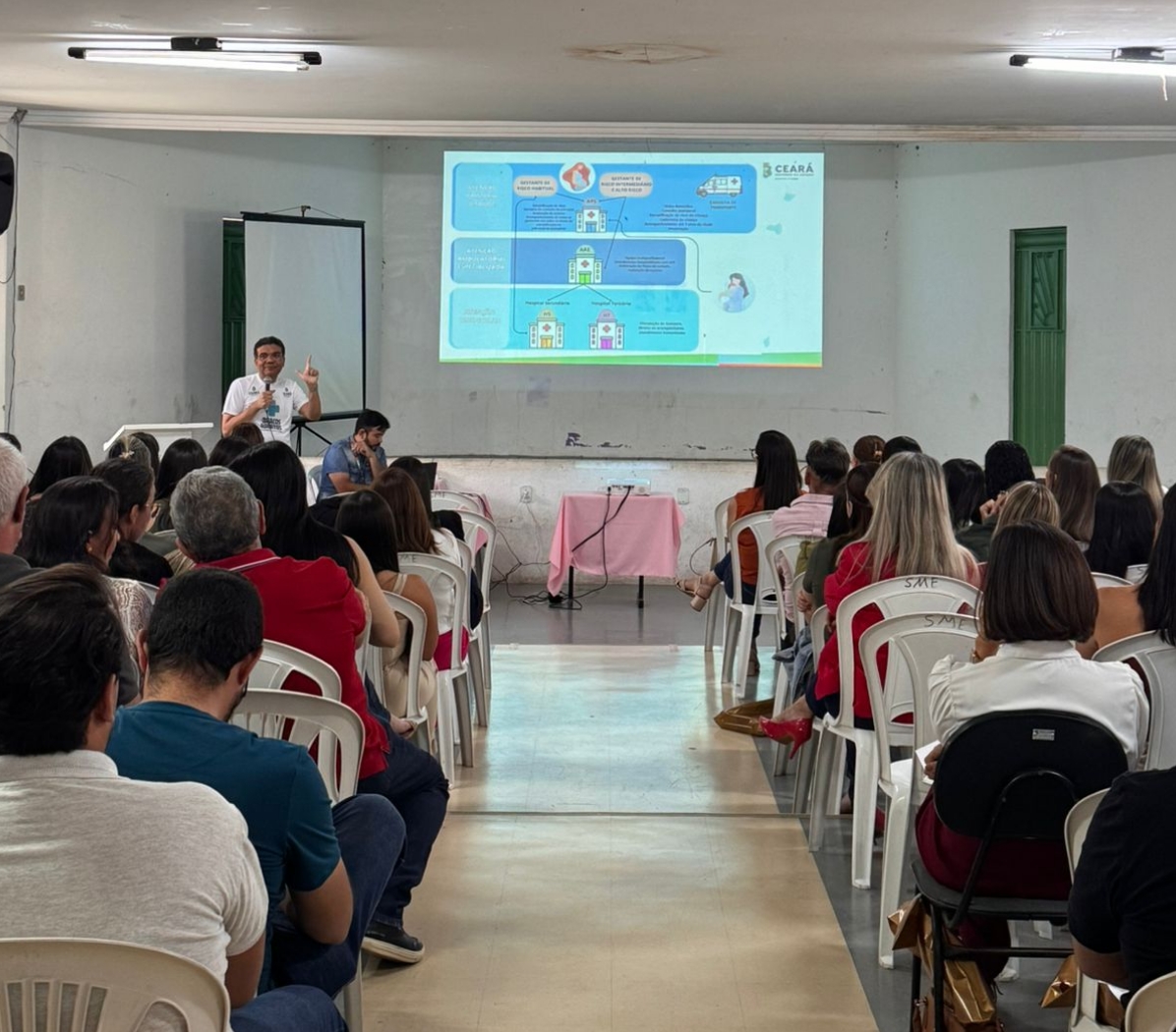 Projeto De Braços Abertos leva ao Cariri formação sobre avaliação de riscos para gestantes