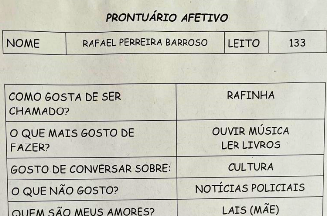 Prontuário afetivo humaniza atendimento na Casa de Cuidados do Ceará