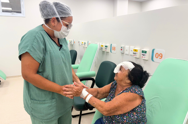 Nova sala de alta do Hospital Universitário do Ceará proporciona conforto a pacientes e otimiza ocupação de leitos de internação