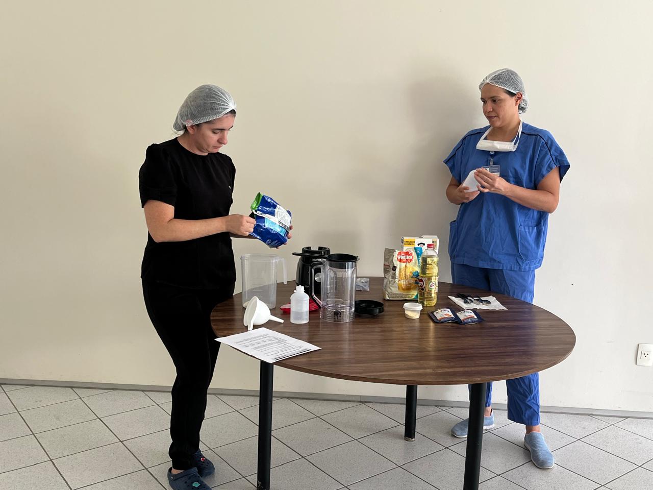 Casa de Cuidados do Ceará orienta cuidadores sobre dieta para pacientes em uso de sonda