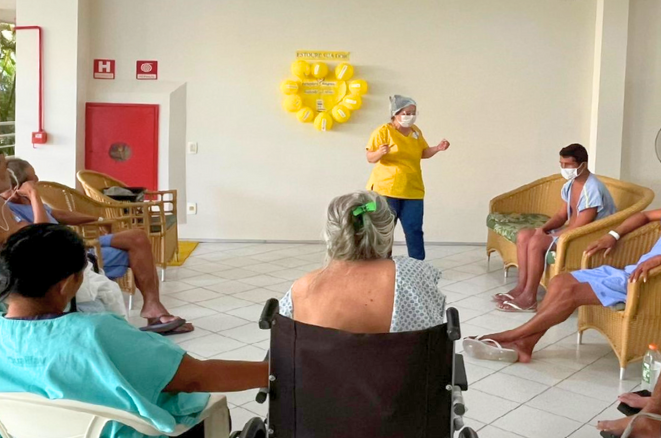 Setembro Amarelo: Casa de Cuidados do Ceará promove ações benéficas para a saúde mental de pacientes e cuidadores