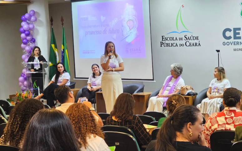 Novembro Roxo: Ceará reafirma compromisso com cuidado humanizado ao prematuro