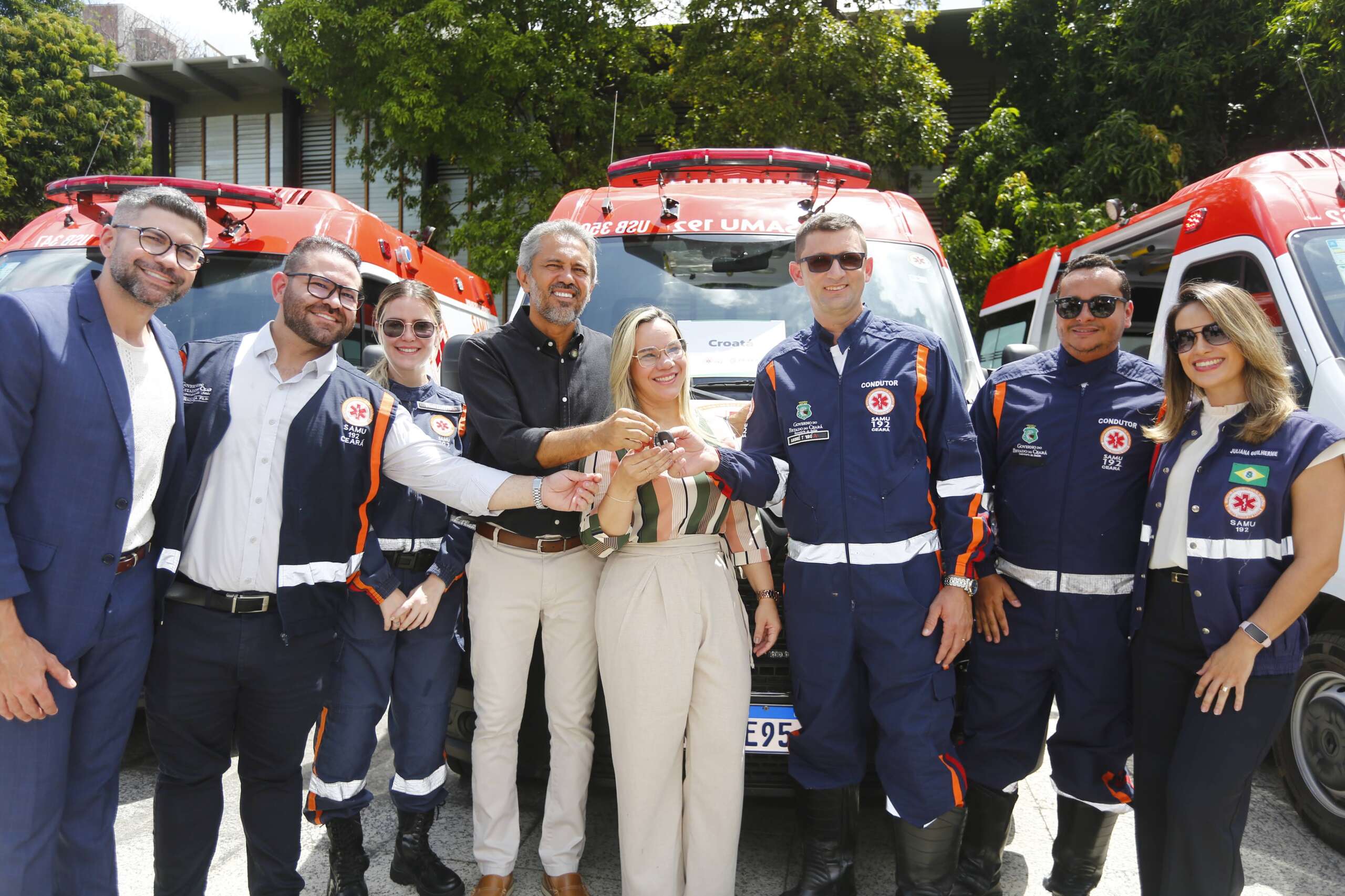Novas ambulâncias reforçam atendimento do Samu 192 Ceará em dez municípios