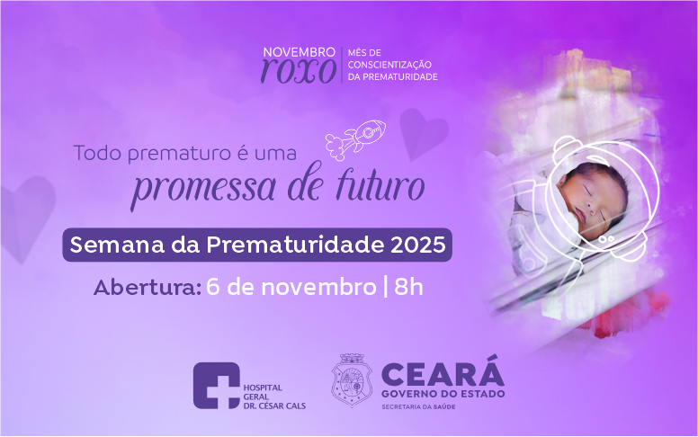 Novembro roxo: HGCC abre Semana da Prematuridade de 2025 com desfile de bebês nesta quinta (6)