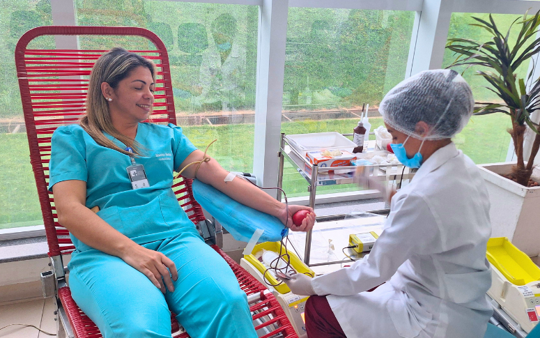 Parceria entre Hospital Regional do Cariri e Hemoce já soma mais de 260 doações de sangue em 2025; próxima campanha acontece dia 26 de dezembro na unidade