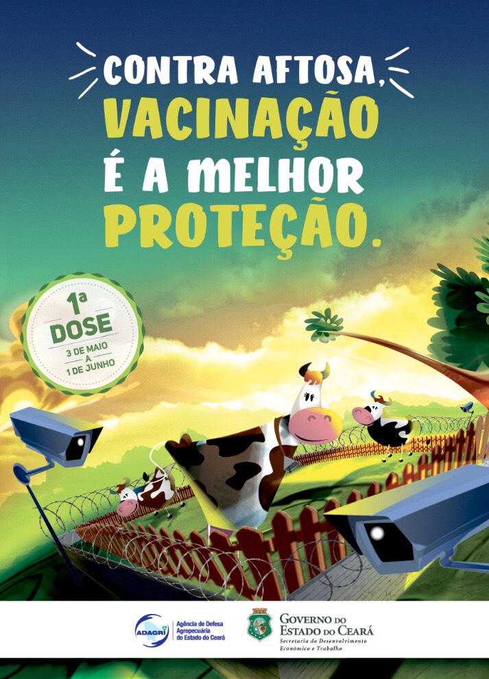 Escritórios da Adagri recebem nesta sexta-feira (21) declaração de vacinação contra Febre Aftosa