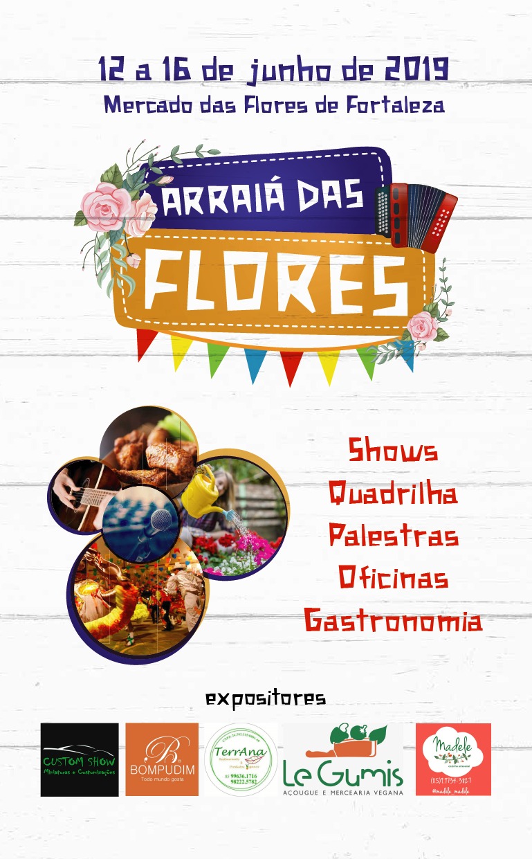 Mercado das Flores realiza programação especial durante festejos juninos