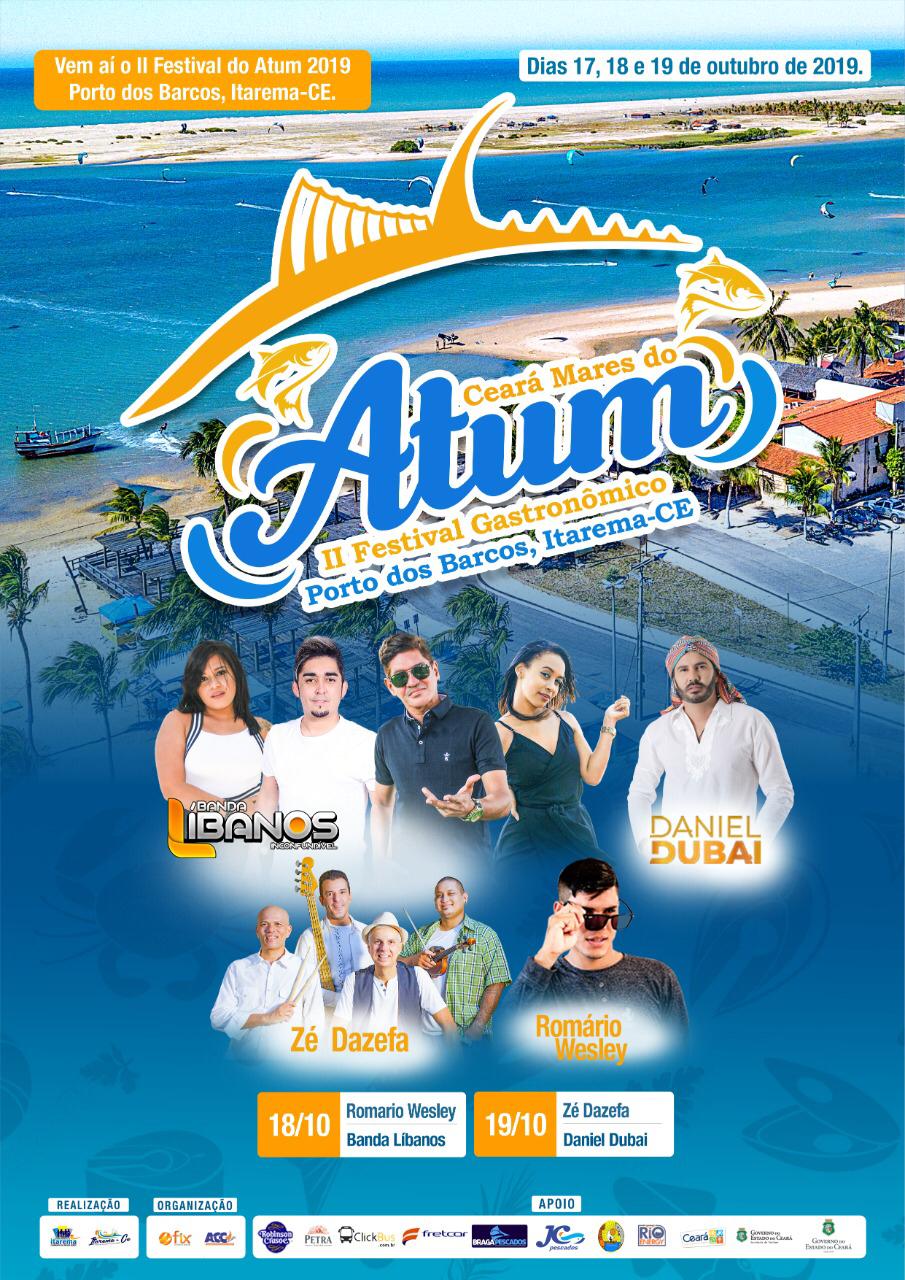 Sedet participa do II Festival Ceará Mares do Atum, em Itarema, entre os dias 17 e 19 de outubro
