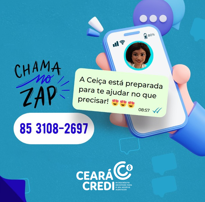 Programa Ceará Credi inicia operação da atendente virtual Ceiça