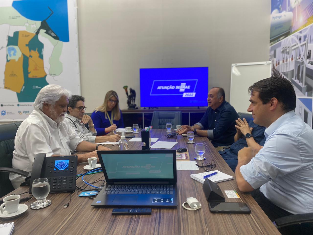 Secretário anunciado para o Desenvolvimento Econômico se reúne com superintendente e diretores do Sebrae Ceará