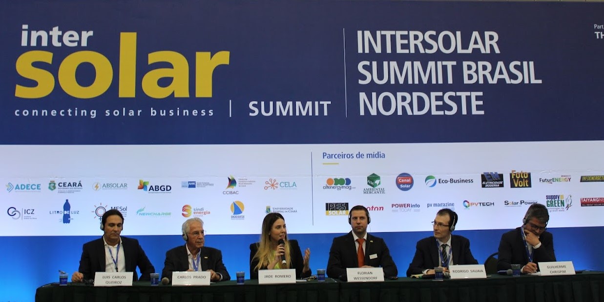 Governo do Ceará apresenta potencialidades para investimentos na cadeia de energias renováveis na Intersolar Summit Brasil Nordeste 2023