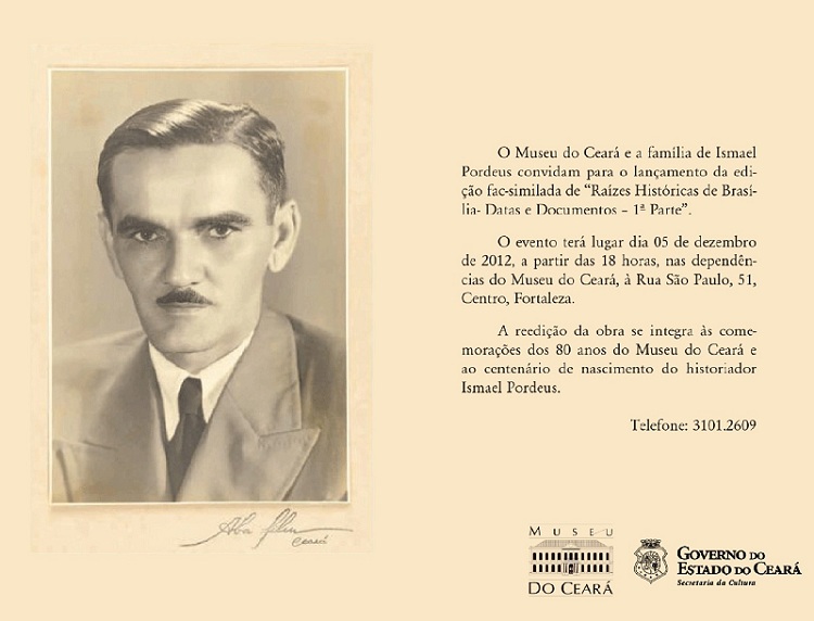 Museu do Ceará homenageia o centenário historiador Ismael Pordeus