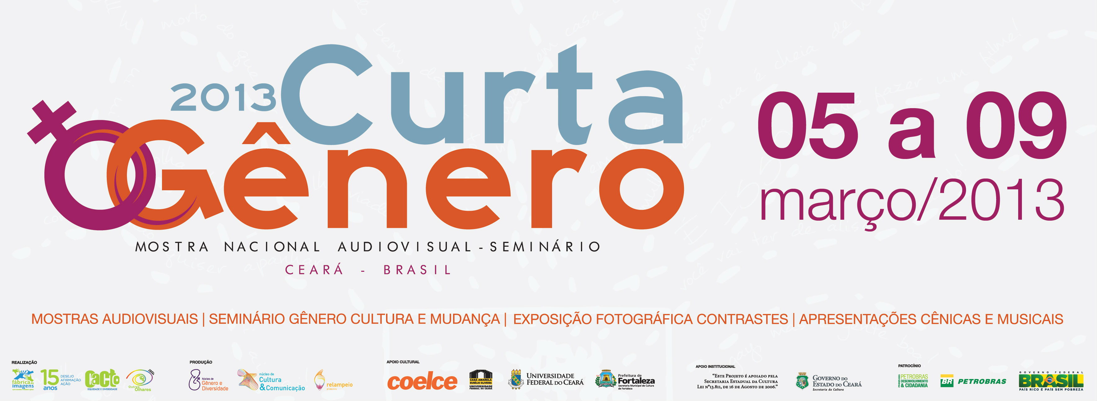 II Curta o Gênero acontece entre os dias 5 e 9 de março