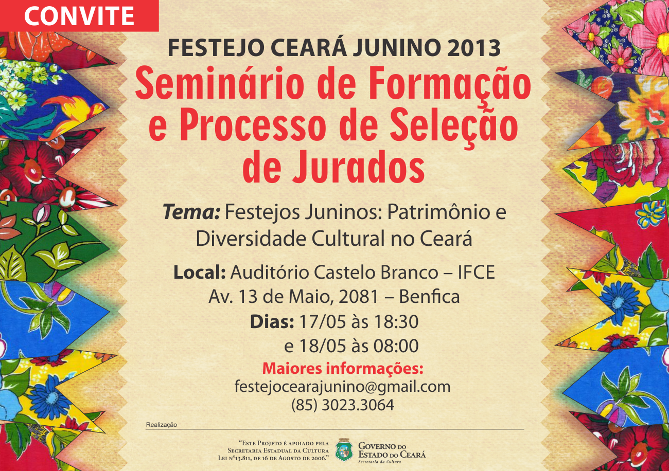 Formação de jurados para Ceará Junino 2013