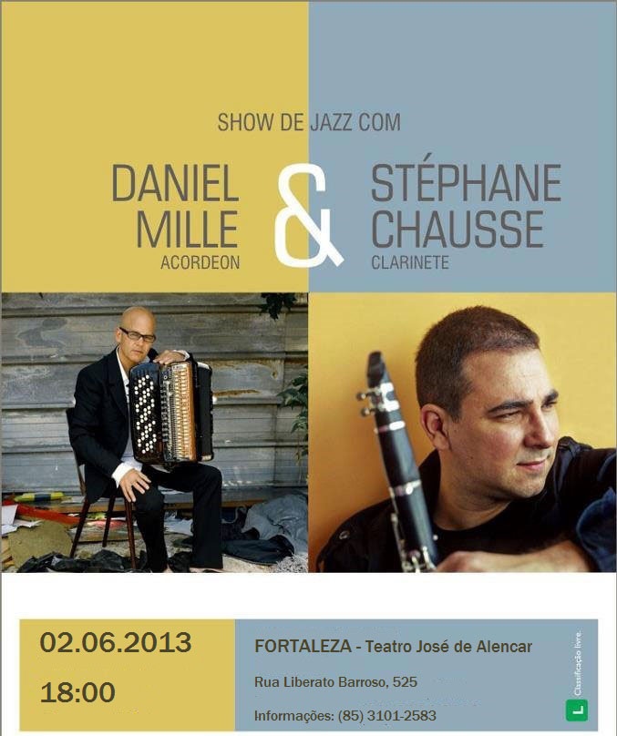 Duo francês de jazz e estreia teatral marcam o fim de semana no THEATRO JOSÉ DE ALENCAR