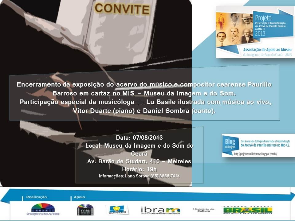 Amis encerra exposição Paurillo Barroso com palestra e música
