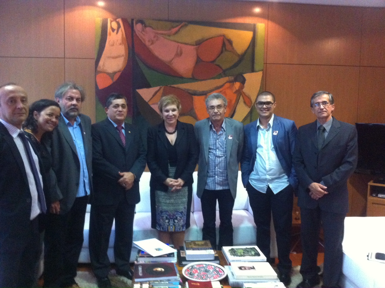 Secretário Paulo Mamede se reuniu com a ministra da Cultura, Marta Suplicy