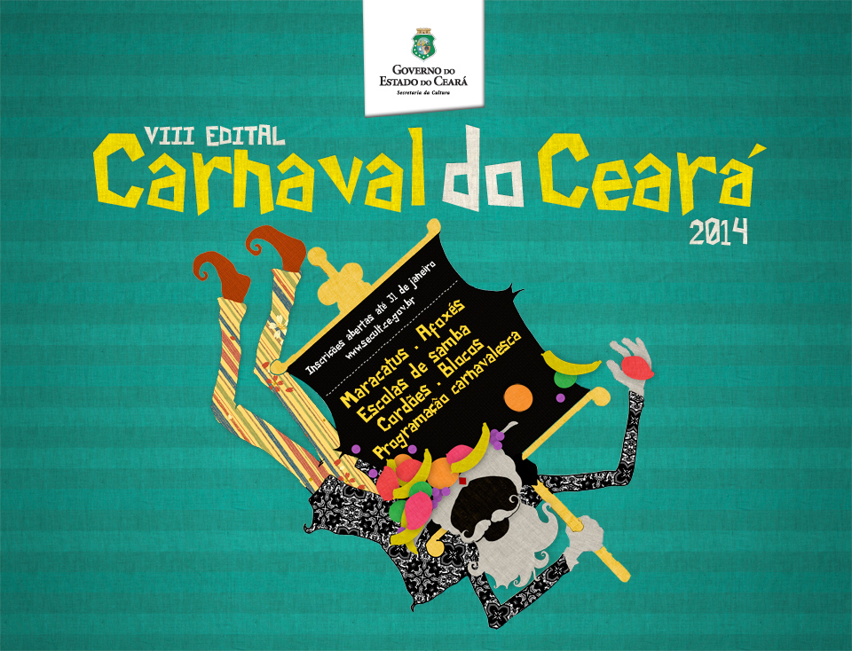 VIII Edital Carnaval do Ceará: resultado final com relação de 59 projetos habilitados