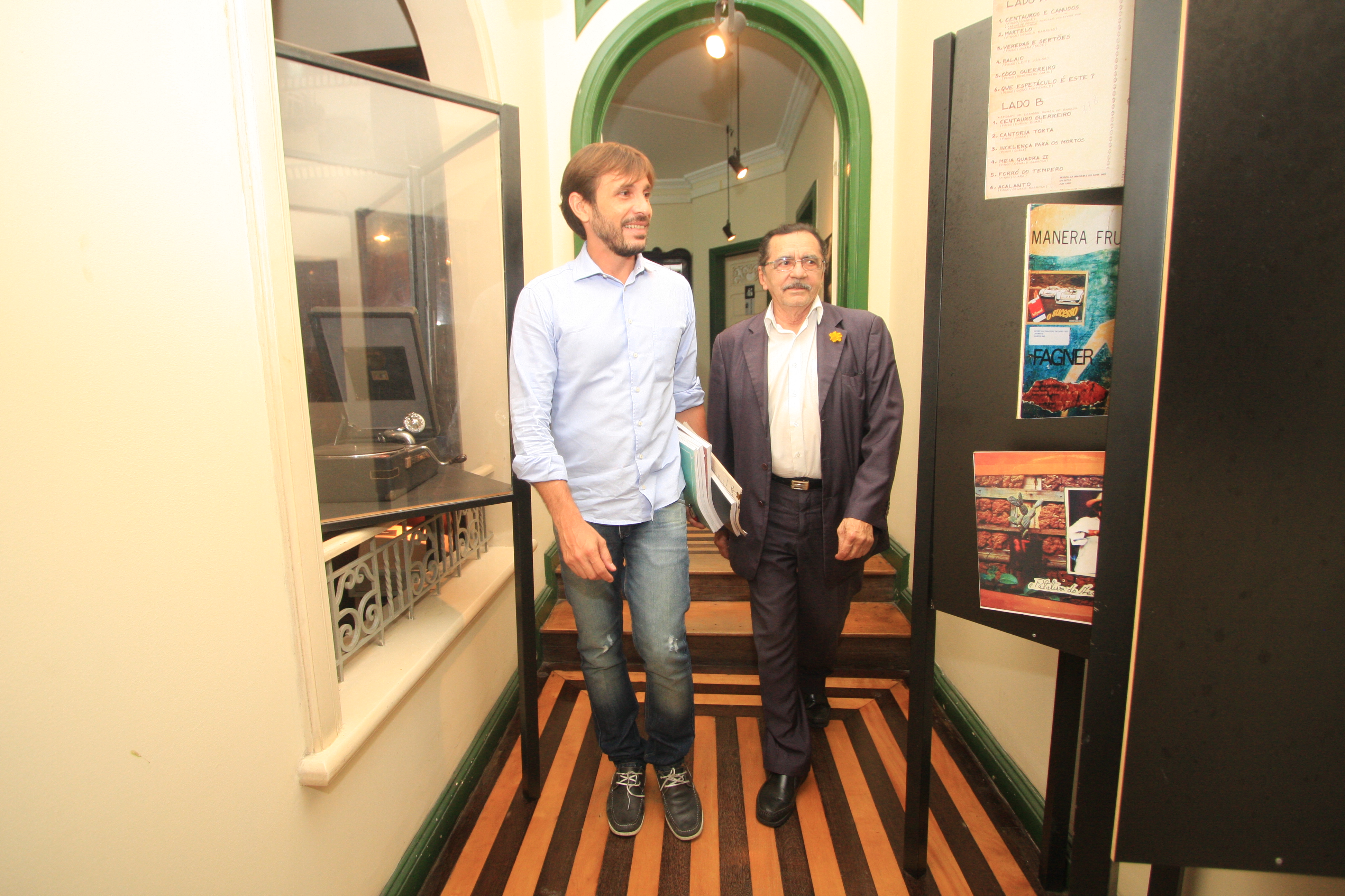 Secretário Guilherme Sampaio visita o Museu da Imagem e do Som