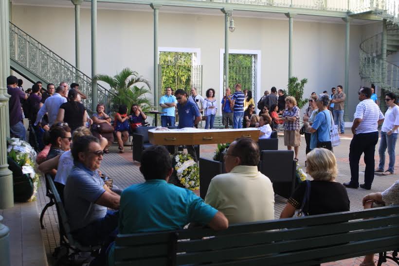 Em última homenagem no TJA, artistas cearenses destacam legado do ator e diretor de teatro Sidney Souto