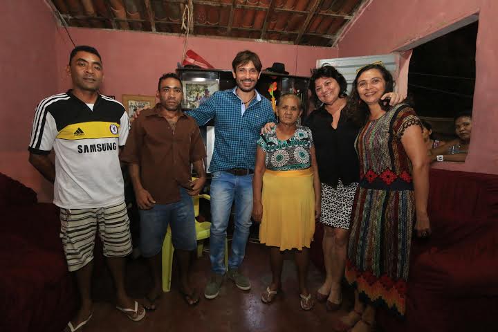 Secretário Guilherme Sampaio visitou neste domingo, no Crato, a casa dos Irmãos Aniceto e a ONG Beatos