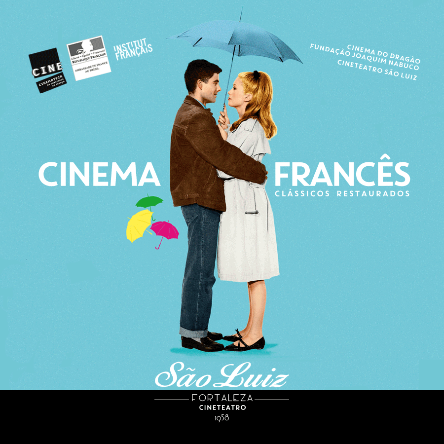 Cineteatro São Luiz traz nesta semana, de 16 a 19/7, o ciclo ““Cinema Francês – Clássicos Restaurados”