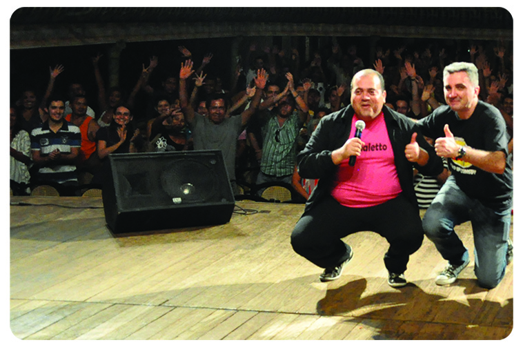 Projeto Terça de Graça realizado no Cineteatro São Luiz apresenta amanhã, dia 11/8, às 18h30, o espetáculo “Estação Stand up” com o grupo Humorragia. Entrada gratuita.