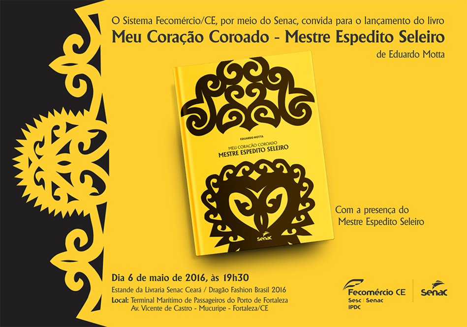 Livro sobre as criações em couro do Mestre Espedito Seleiro será lançado nesta sexta, 6/5, durante o Dragão Fashion Brasil 2016