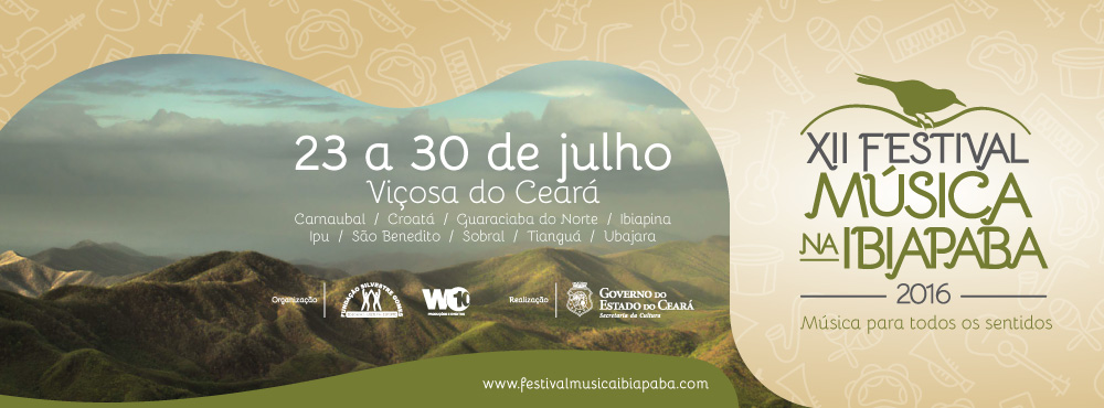 Prorrogadas até o dia 15 de julho as inscrições para as atividades formativas do Festival Música na Ibiapaba