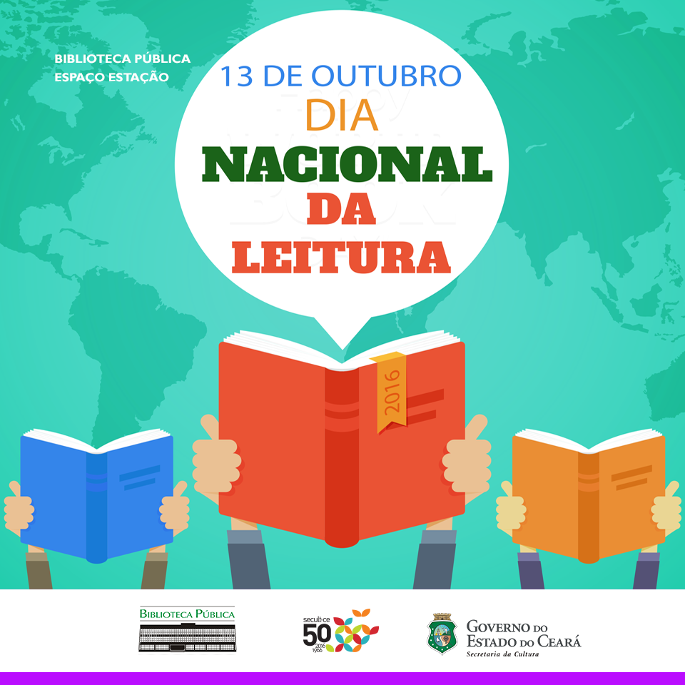 Dia Nacional da Leitura: Biblioteca Pública Espaço Estação traz programação especial para crianças, nesta quinta, 13/10