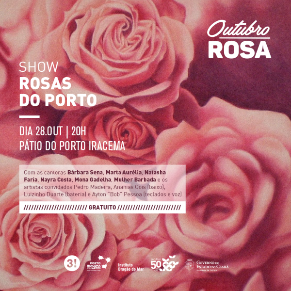 Porto Iracema das Artes celebra o Outubro Rosa com show de cantoras cearenses