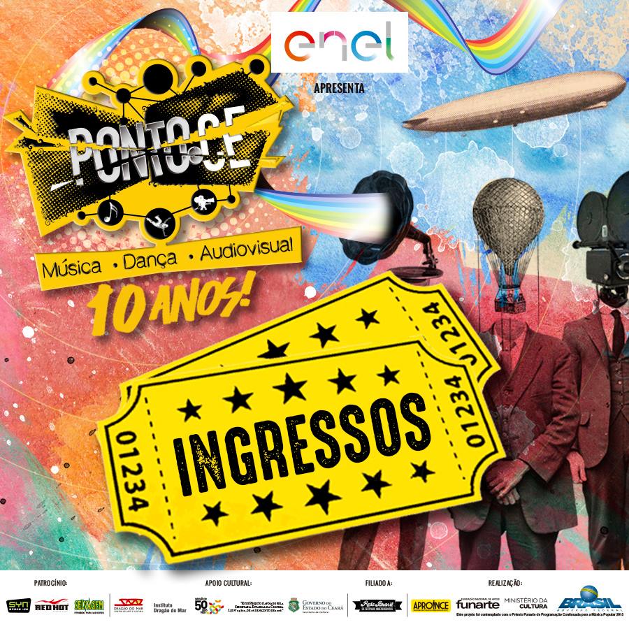 Com apoio da Secult, Festival Ponto.CE retorna nos dias 4, 5, 11 e 12/11 comemorando 10 anos, com shows, tarde de autógrafos e lançamento de livro
