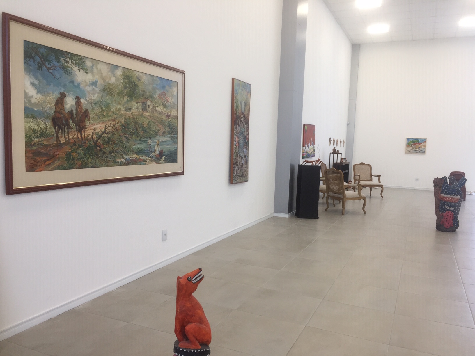 Espaço CEGÁS de Cultura é inaugurado com exposição de obras pertencentes à Secult
