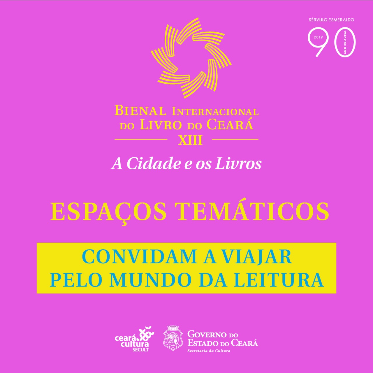 Espaços temáticos da Bienal do Livro convidam a viajar pelo mundo da leitura