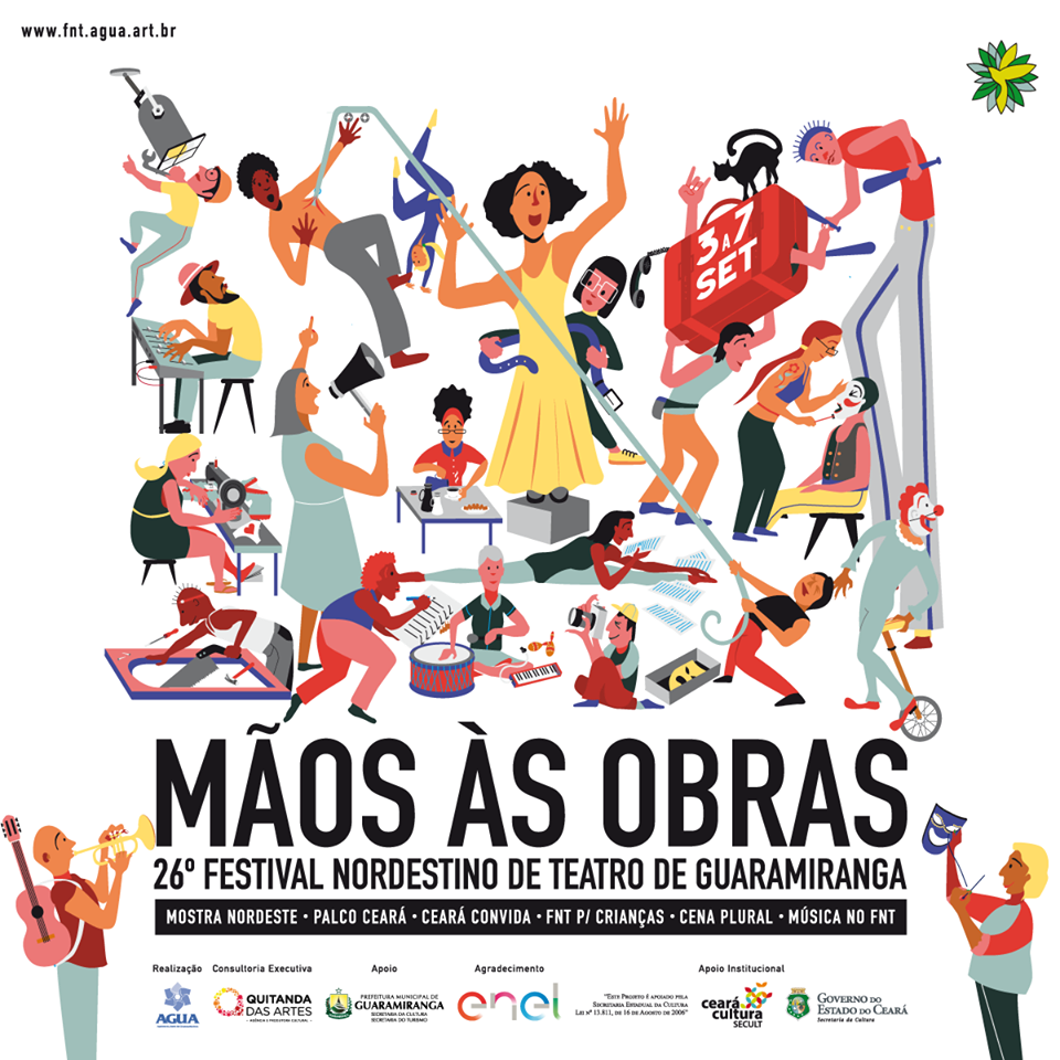 FNT de Guaramiranga celebra 26 anos enaltecendo os profissionais das artes cênicas