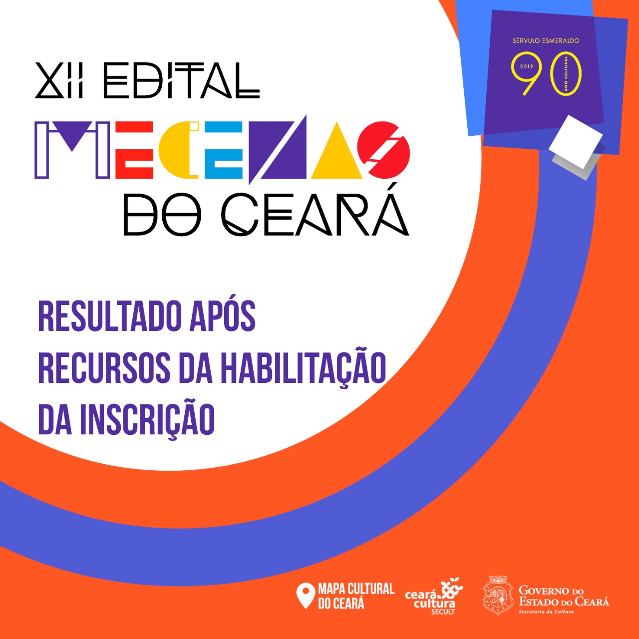XII Edital Mecenas: Secult divulga o Resultado Após Recurso da Habilitação da Inscrição 