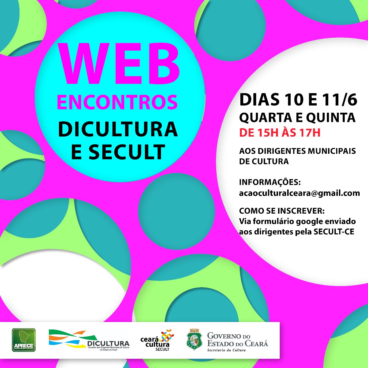 Secult inicia ciclos de trabalho para implantação da Lei Aldir Blanc de Emergência da Cultura no Ceará