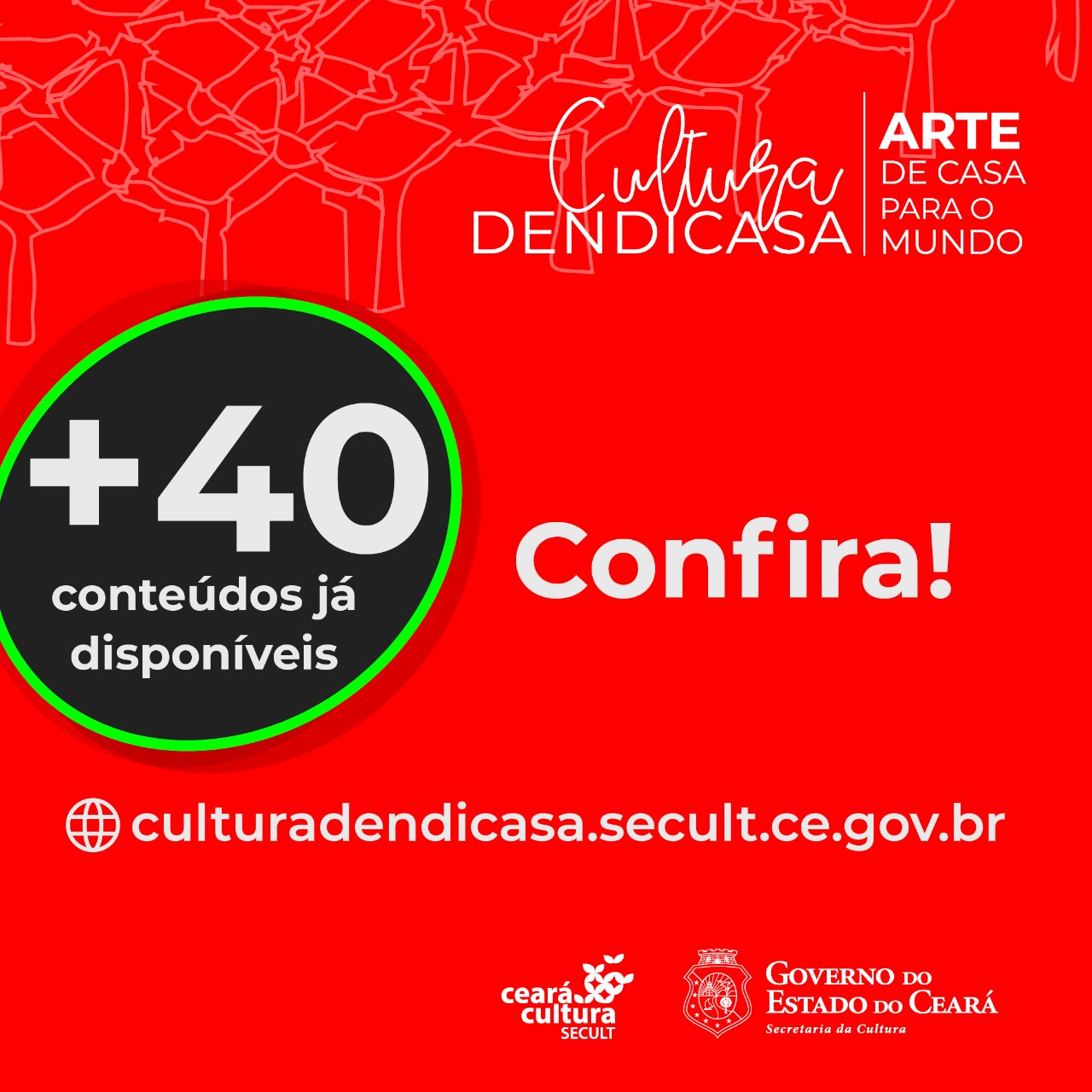 Portal Cultura Dendicasa: mais 40 conteúdos estão disponíveis nesta sexta, 10/7