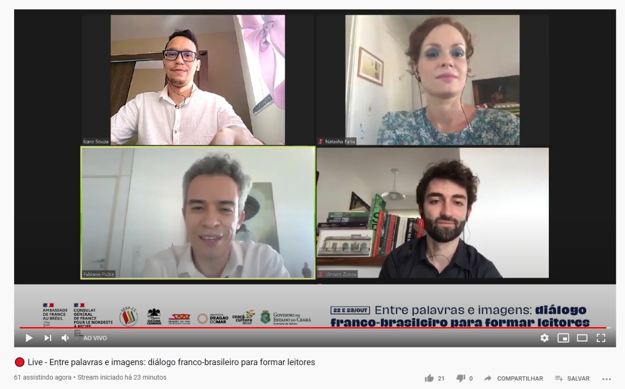 Mediação de leitura é tema de primeiro dia de evento realizado pela Secult e Consulado Geral da França para o Nordeste em Recife