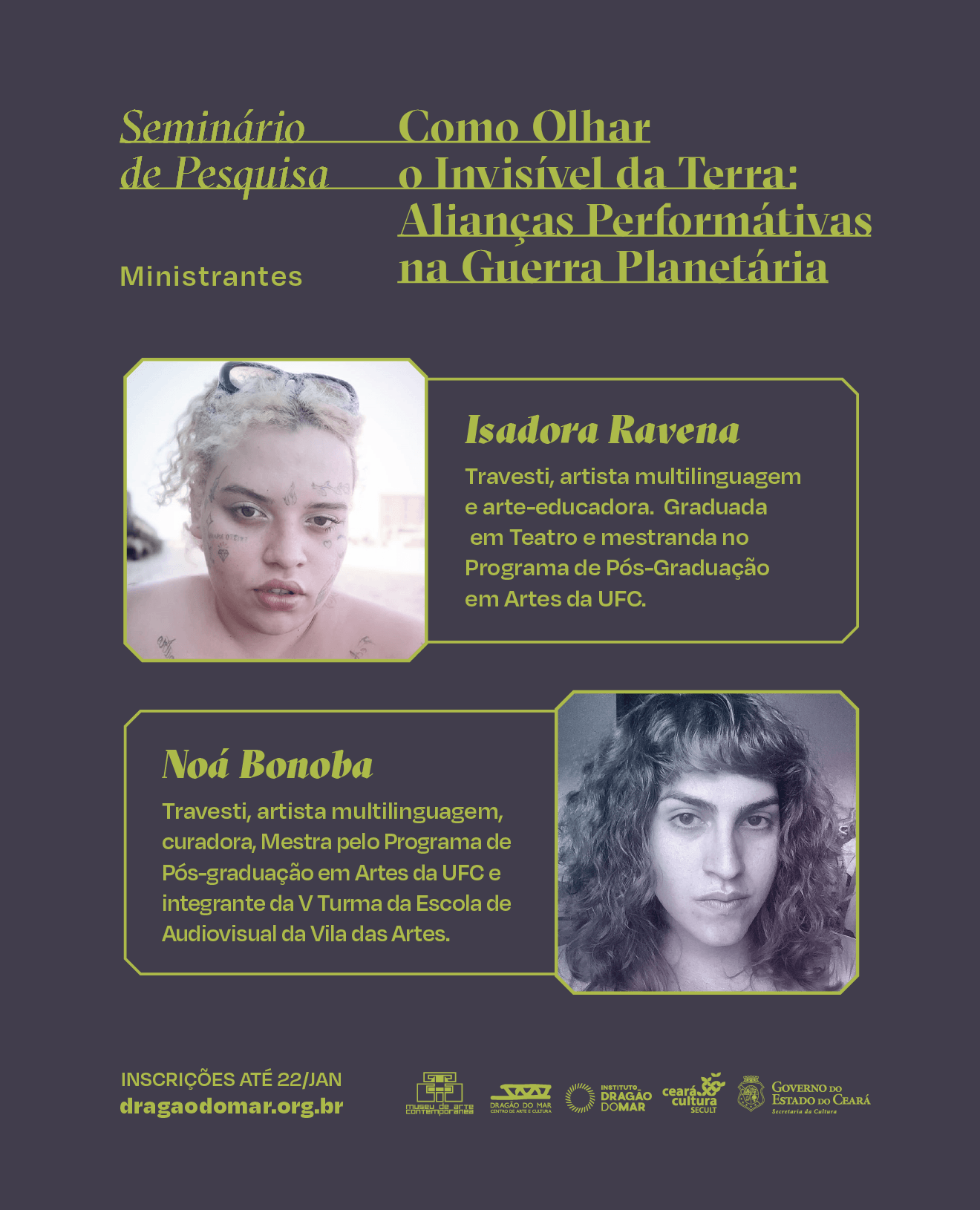 Dragão do Mar abre inscrições para Seminário Virtual Gratuito de Pesquisa em Arte Contemporânea