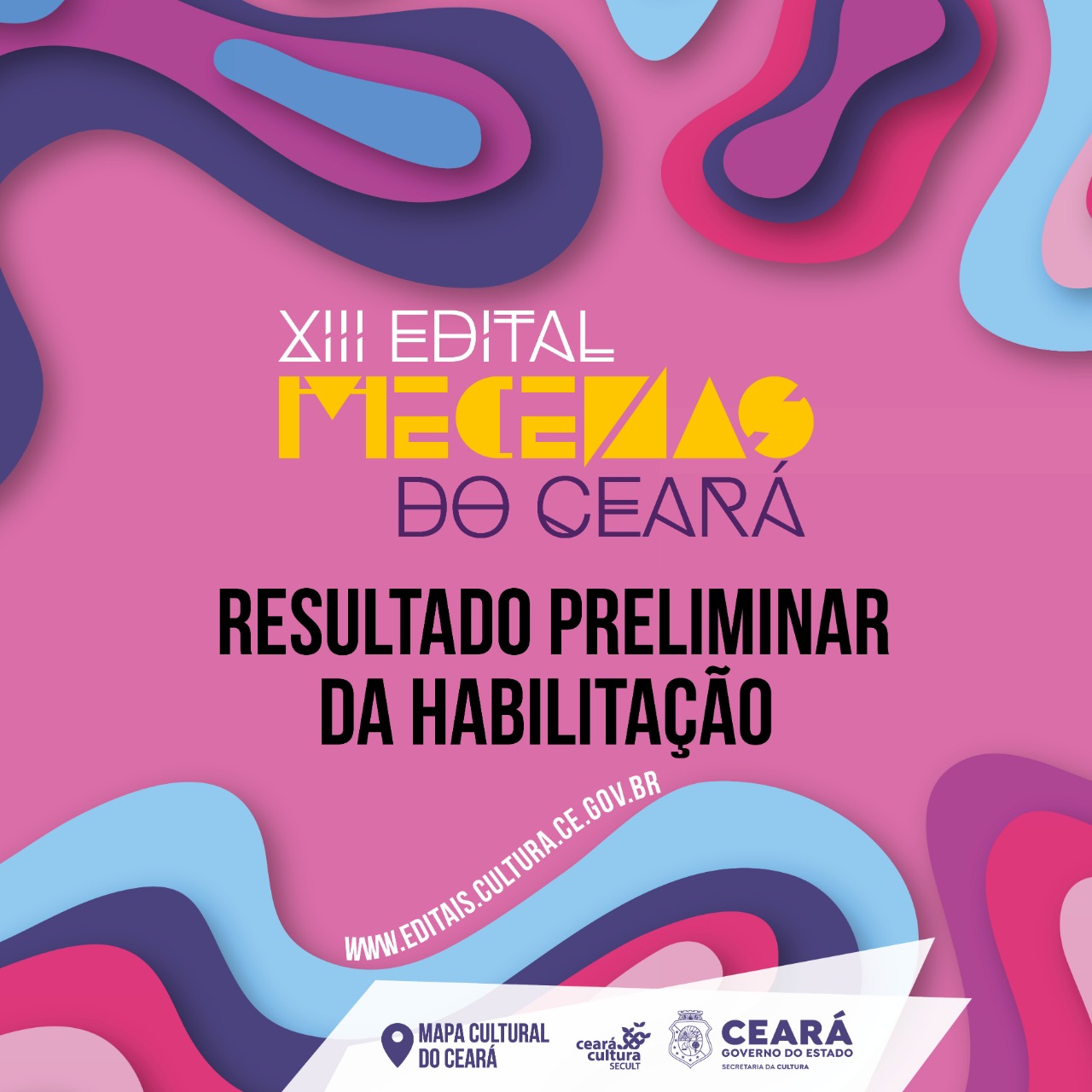 XIII Edital Mecenas do Ceará: Secult divulga resultado preliminar